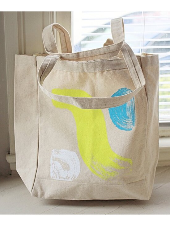 Tanya Taylor Handbags - Tanya Taylor x Fashion Our Future Canvas Printed Tote Bag, "The Right To Tote"